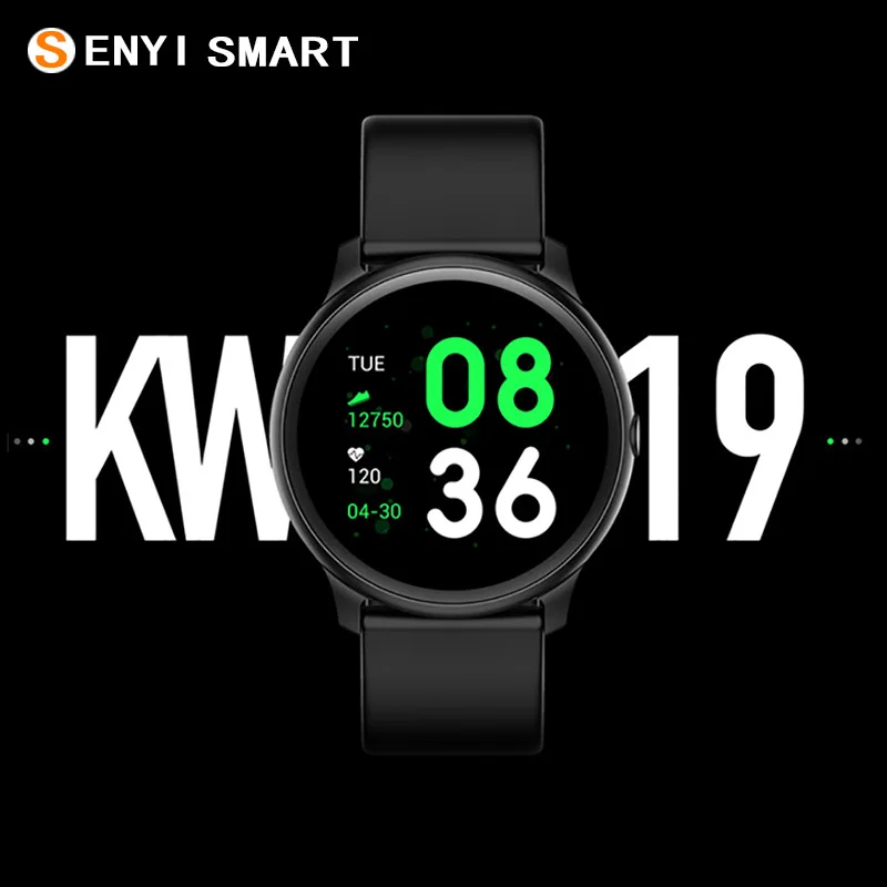 

KW19 Smart Bracelet Blood Pressure Heart Rate Monitoring Bluetooth Remote Control Music Photo Multiple Sports Smart Watches