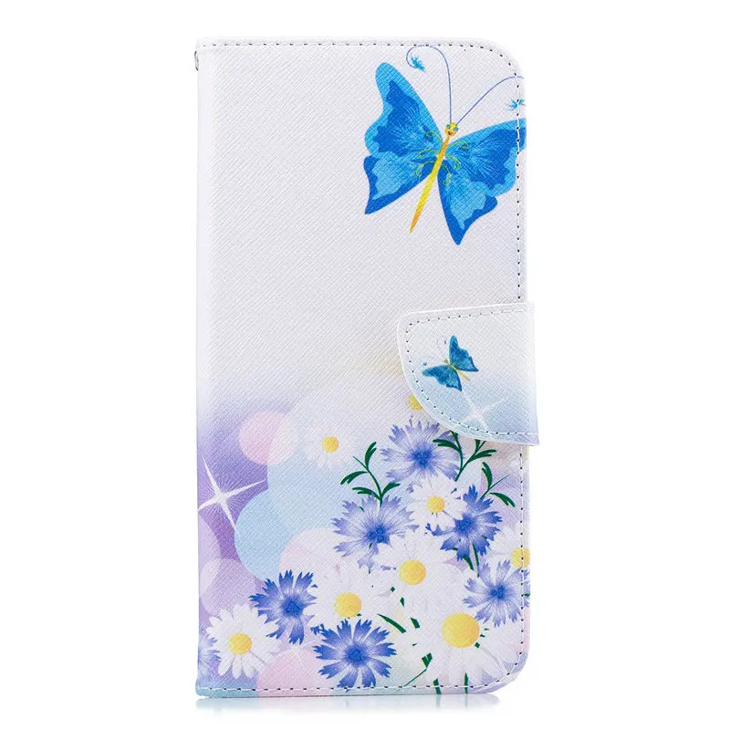 Коричневый С рисунком животные из мультфильмов чехол для samsung Galaxy A10 A20 A30 A40 A50 A70 из искусственной кожи Мягкий чехол M10 M20 M30 Флип Стенд кожаный чехол Fundas - Цвет: Коричневый