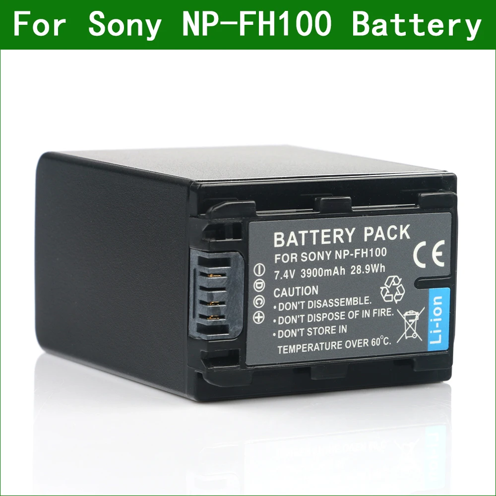 Литий-ионный аккумулятор LANFULANG NP-FH100 для камер/видеокамер Sony DCR-SR57 DCR-SR62 DCR-SR65 DCR-SR67