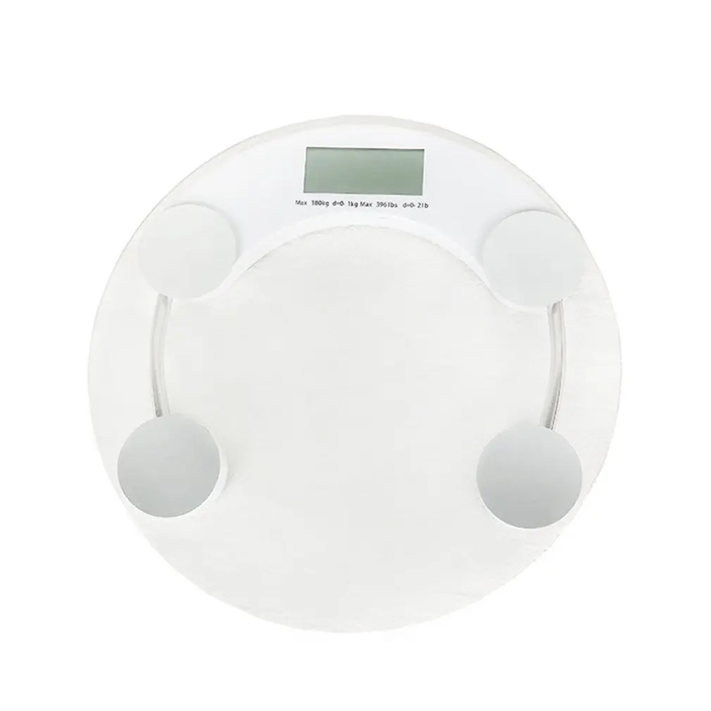 180Kg 5mm/4mm Household Digital Electronic Weighing Body Weight Round Fitness Glass Scale Hot Selling Market Trend | Дом и сад