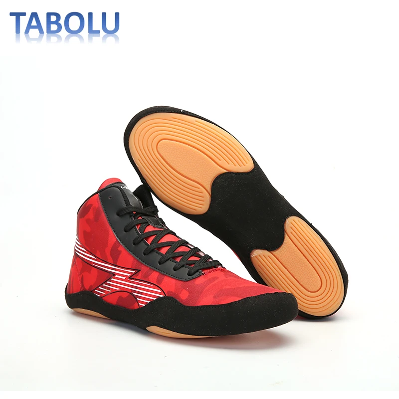 New Breathable Men's Professional Wrestling Shoes Big Kids Boxing