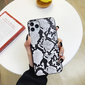

Fashion snakeskin Phone Case for iphone 11 Pro Max 11 Pro 11 All-inclusive Drop Protection Cover for iphone XS Max XS XR 6 6S 7