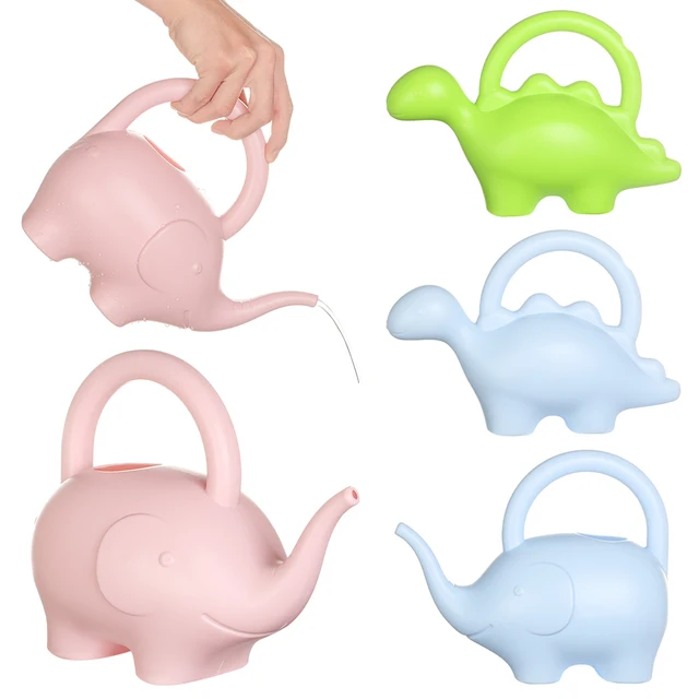 Kerti Víz Can Műanyag Kertészeti Szerszám Aranyos Elefánt/Dinoszaurusz Alakú Gyep Öntöző Edény Otthoni Növényi Virágbonsai Öntözéshez - Image 4