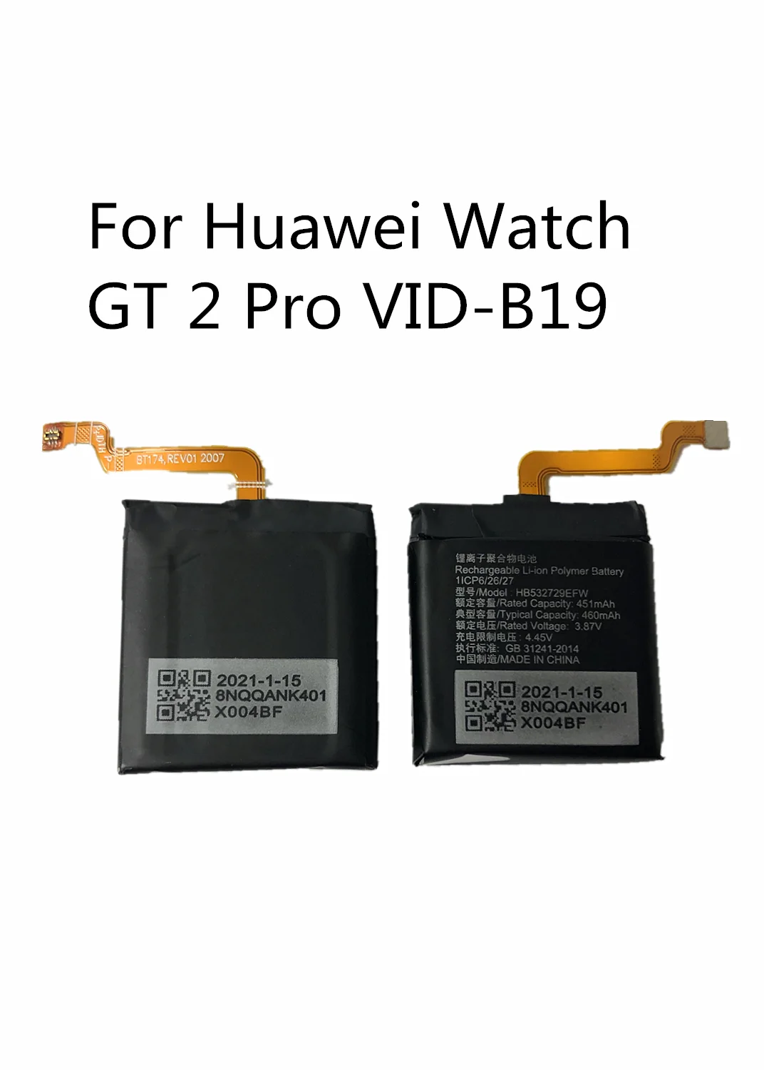 For Huawei Watch Gt 2 Pro Vid-b19 Battery, For Huawei Watch Gt 2 Pro Vid-b19  Battery Replacement - System Accessories - AliExpress