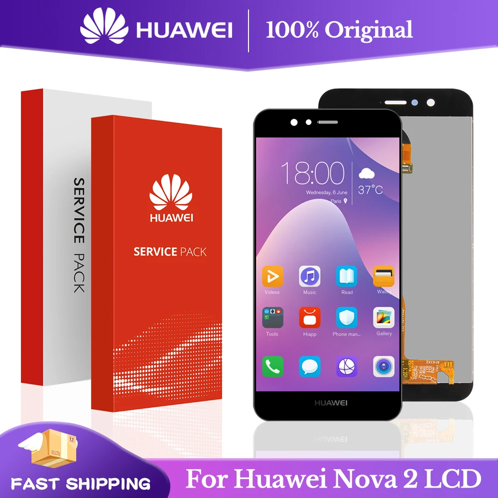 ЖК-дисплей с сенсорным экраном дигитайзер в сборе для Huawei Nova 2 PIC-AL00 PIC-L09 PIC-L29