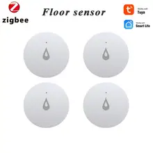 Tuya ZigBee – capteur d'eau intelligent pour maison, détecteur de fuite, alarme de fuite, batterie incluse, fonctionne avec Tuya Zigbee Hub