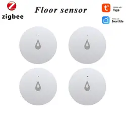Tuya ZigBee Smart Home Water Sensor Leak Detector Flood Water Leakage Alarm Included Battery Works With Tuya Zigbee Hub