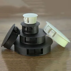 Bouchons de Tube rond en plastique, 5mm ~ 50mm, en Nylon, 10 pièces 