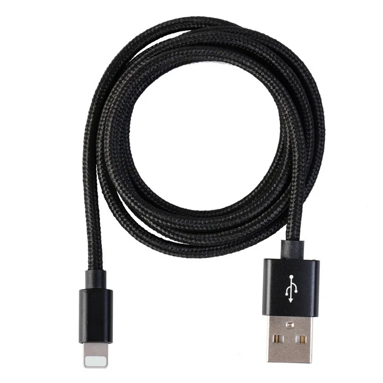Зарядный кабель для мобильного телефона для iphone6 7 X Apple USB зарядный кабель нейлоновый плетеный кабель для передачи данных