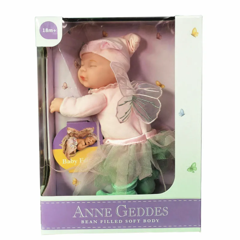 Anne Geddes sleeping baby cute doll plush toy Christmas birthday present