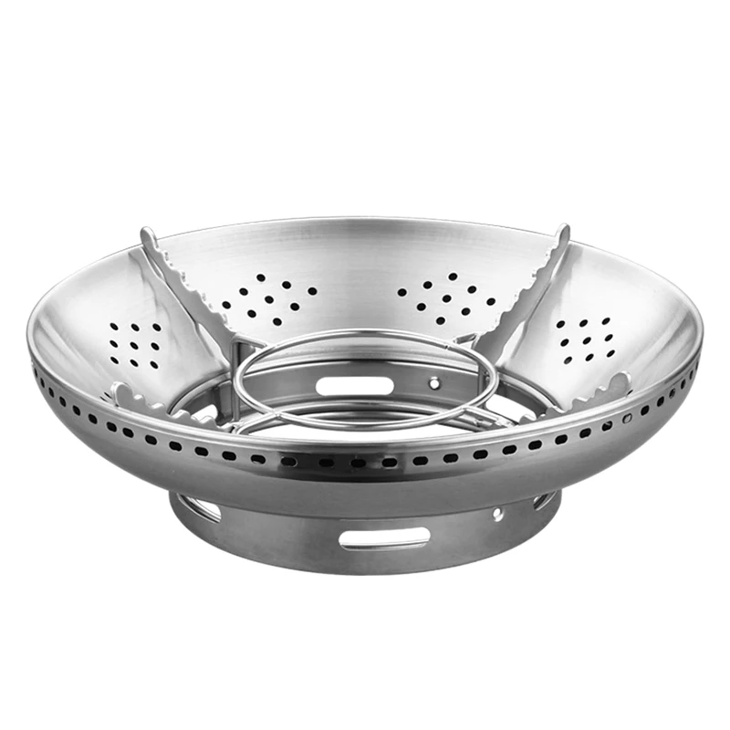 

Stainless Steel Gas Stove Windshield Stainless Steel Polyfire Energy-Saving Windshield Hood Household Gas Stove Bracket