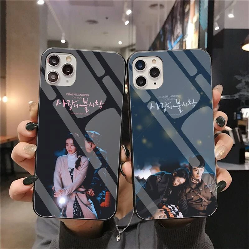 iphone 7 cardholder cases Son Ye Jin Hyun Bin Phone Case Tempered Glass For iPhone 12 Pro Max Mini 11 Pro XR XS MAX 8 X 7 6S 6 Plus SE 2020 Cover iphone 6s phone case