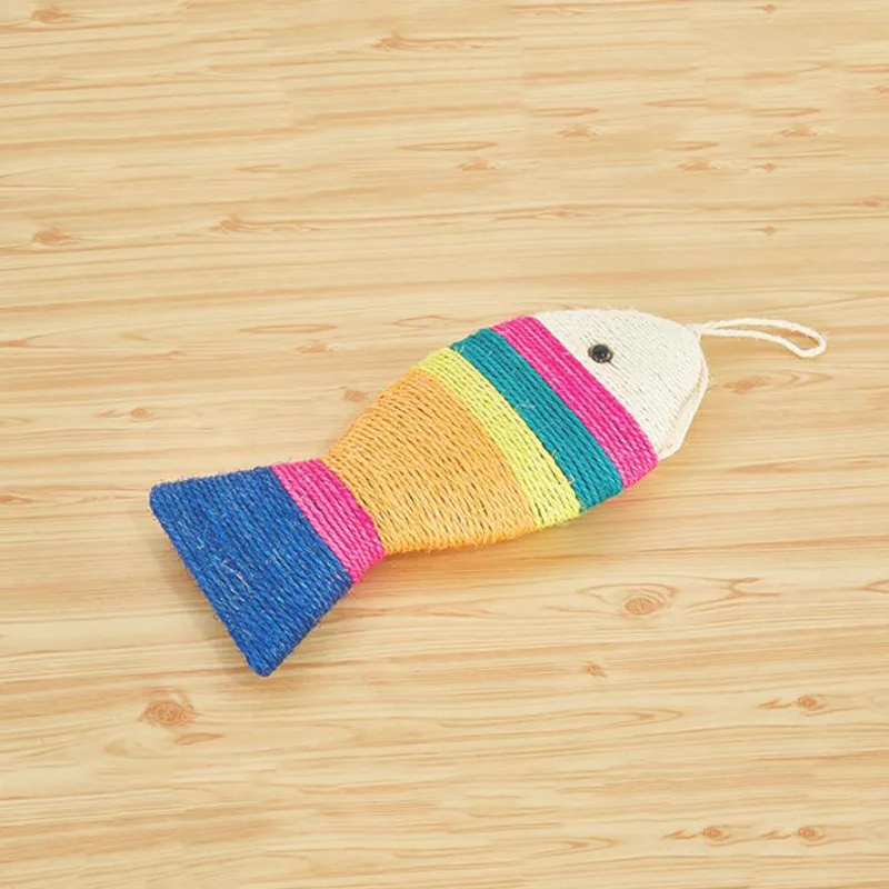 Красочная игрушка для кошек сизаль Когтеточка котенок игра Жевательная кошачья игрушка сизаль игрушка для кошек