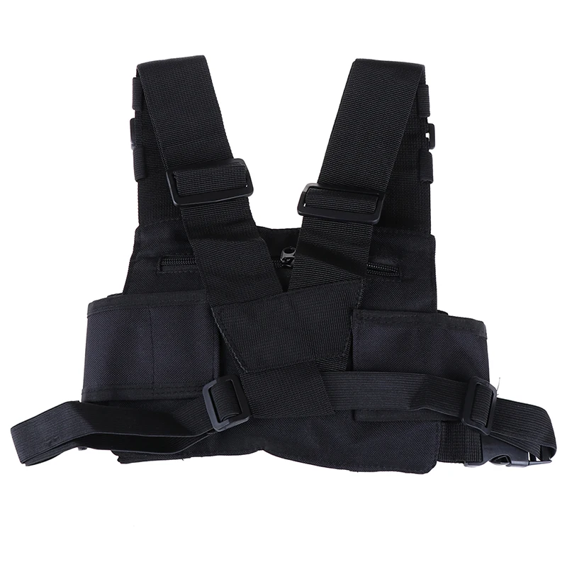 Mazo de cables para Radio pecho, funda frontal, bolsa de transporte para Baofeng, UV-5R, UV-82, UV-9R, TYT, Motorola, Walkie Talkie