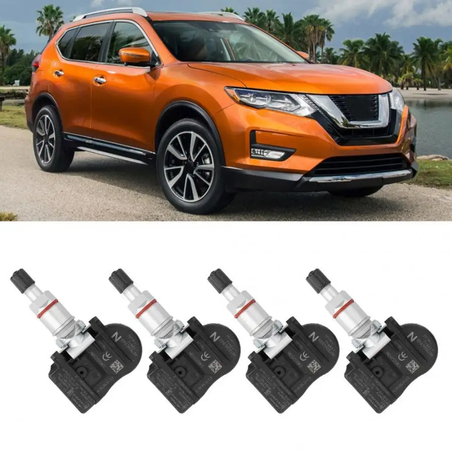 4 шт. TPMS датчики давления в шине автомобиля комплект подходит для Renault 407004CB0B