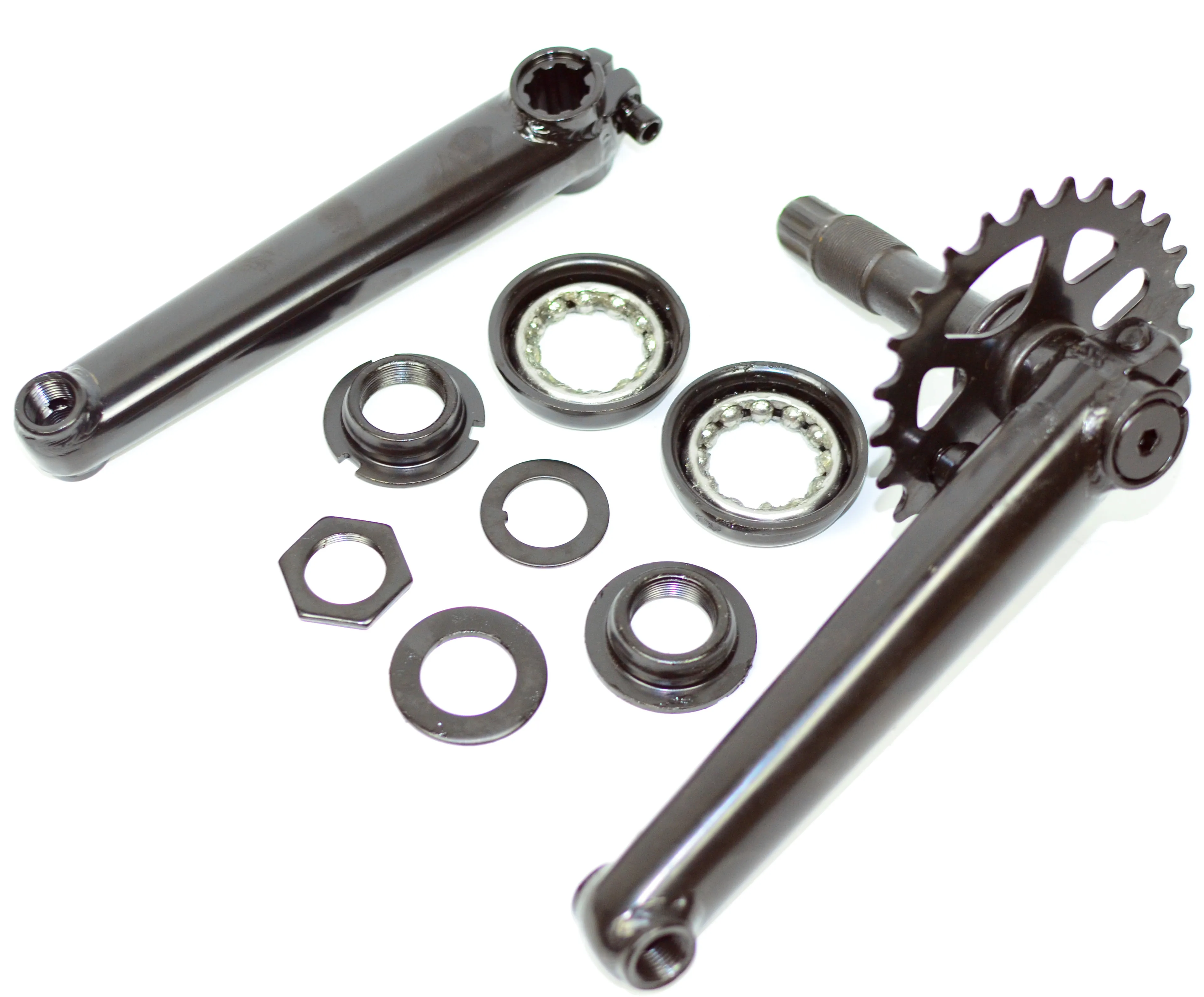BMX велосипедная Кривошип 8 spline 170 мм 25T Диск США BB Подшипник bb bmx кривошипная цепь