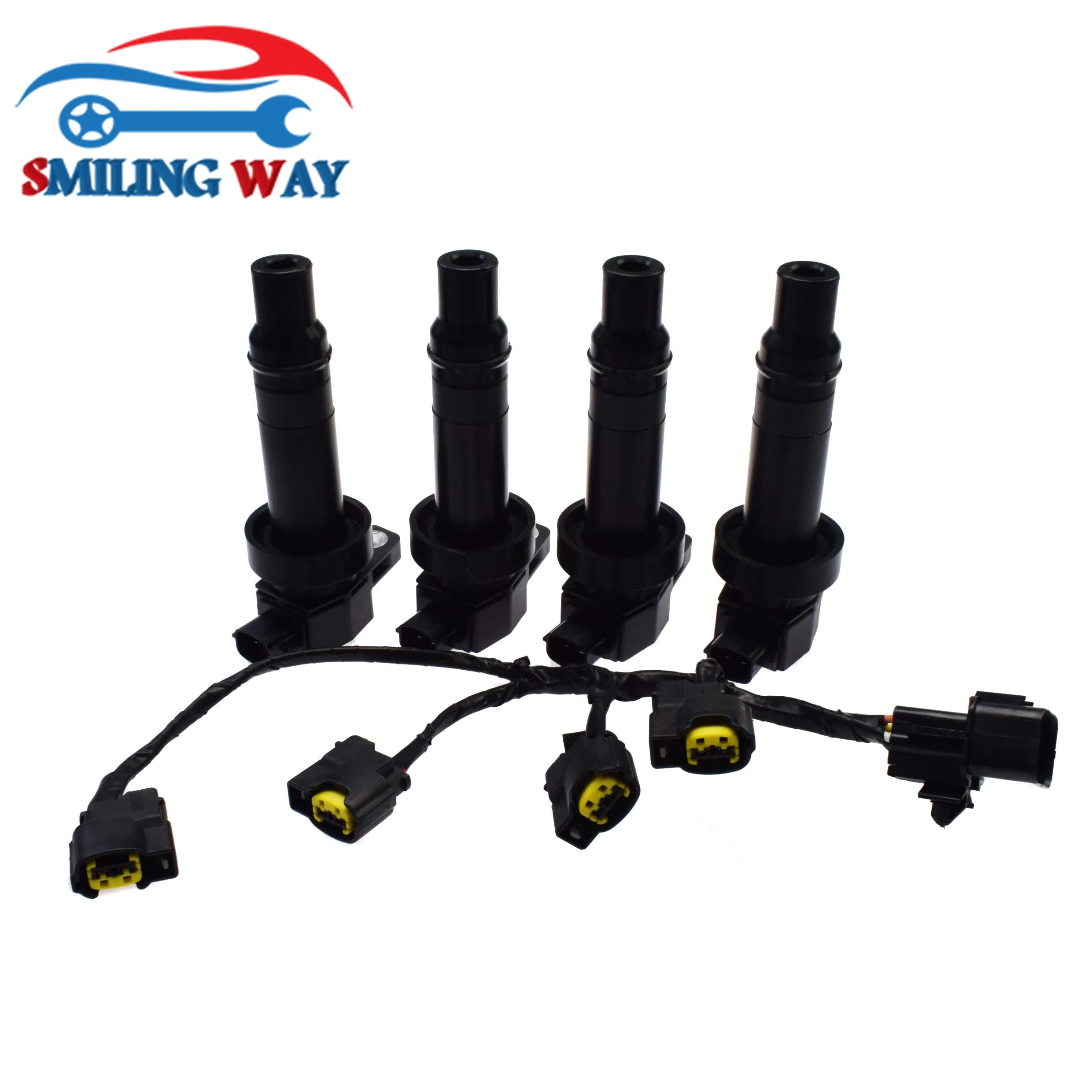 Ignition Coil 27301-2B010 or with Wiring Connector Harness Pigtail For Kia Soul Rio Cerato Cee'd Hyundai Accent i20 i30 Elantra