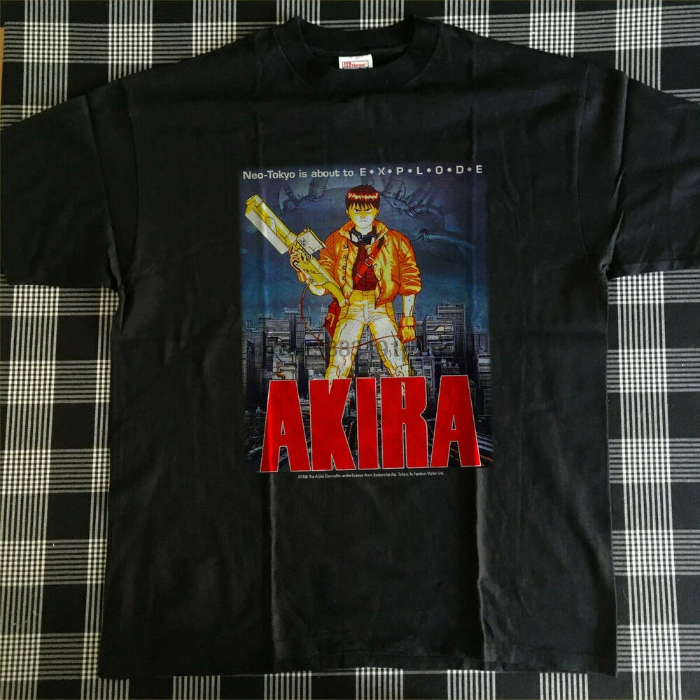 VINTAGE 1988 AKIRA TEE SHIRT FASHION VICTIM TOKYO TO EXPLODE REPRINT |