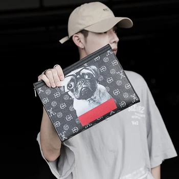 

Tidog Personalized puppy printing Wallet Zipper clutch bag