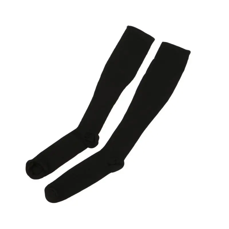Thigh-High Compression Stockings Pressure Nylon Varicose Vein Stocking Travel Leg Relief Pain Support Stocks
