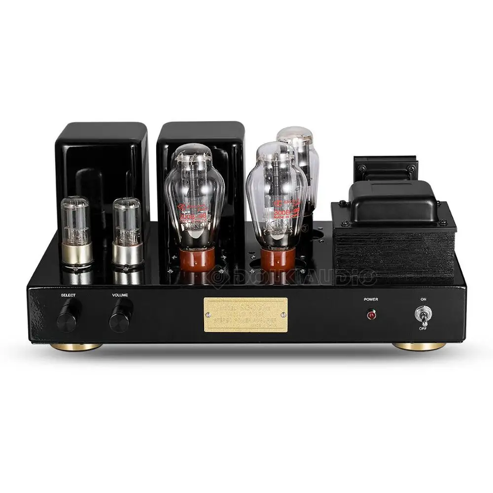 Douk аудио 300B ламповый Мощность стерео усилитель класса одного состава Hi-Fi Интегрированный усилитель клапан 8 Вт+ 8 Вт