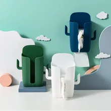 Tissue Box Holder Nordic Ins Creative Simple Light Luxury Tissue Box Decoration Napkin Box Household Wall-mounted Pumping Box