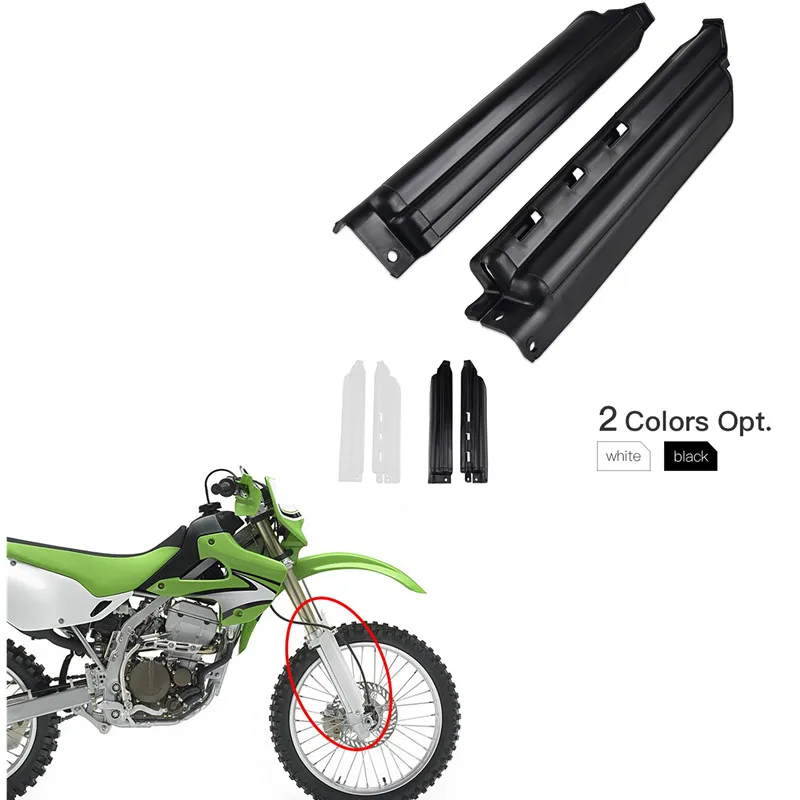 NICECNC Fork Collars Slider Guard Covers Protectors For Kawasaki KDX200