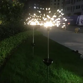 

Underground Lamps 2pcs 90 LED 8 Modes IP65 Waterproof Widely Applicable Security String Light Firework Light Holiday Decoration