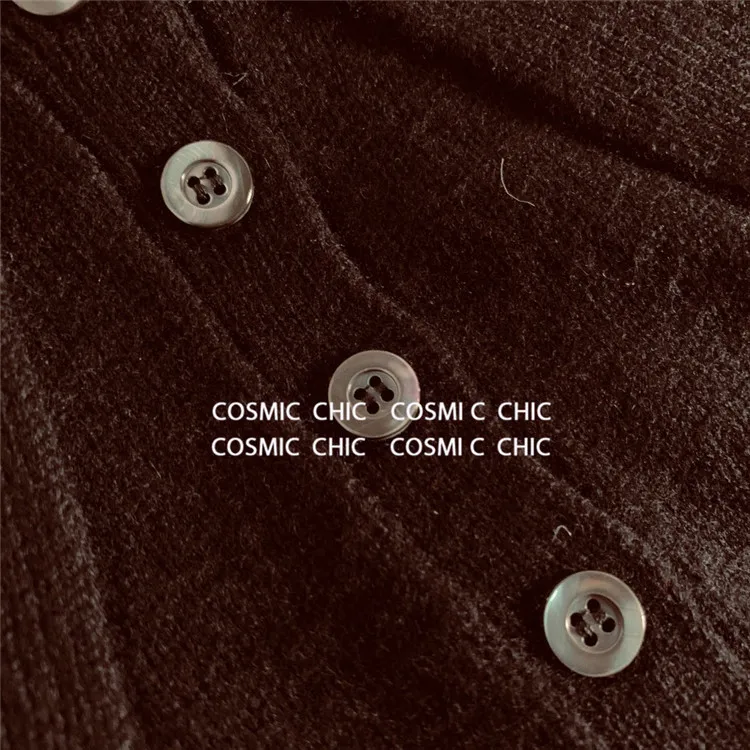 Cosmicchic, подиумный дизайн, Осень-зима, женский шерстяной вязаный пуловер с вышивкой пчелы, короткий рукав, шарф, воротник, короткий, 2 варианта, Топ