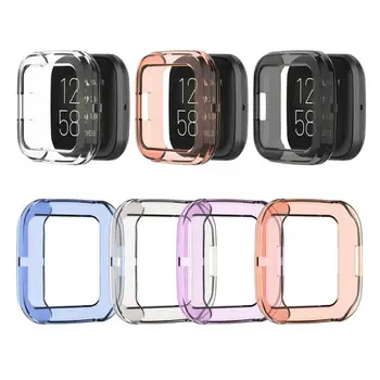 

New Original Soft TPU Protector Cover Clear Protective Shell For Fitbit Versa 2 Smart Watch Screen Protective Case Accessories