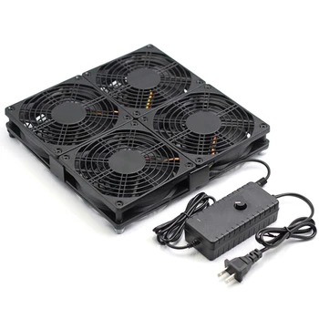 

Rounter TV Box Cooling Fan with Speed Control, 182CFM Big Airflow Cooling for ASUS GT/RT-AC5300 US Plug