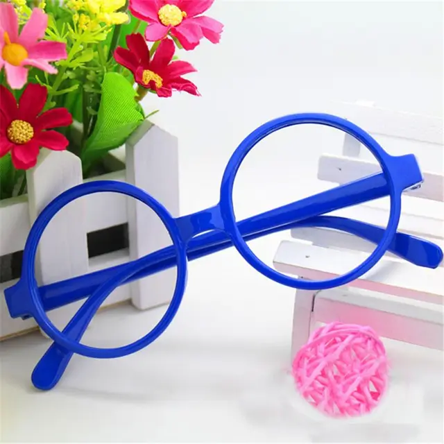 1PC Star Power HP Men Wizard Quality Round Frame Glasses 7 Colors Adults Kids Party Cosplay Props 4