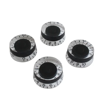 

4 Pack Speed Knob Electric Guitar Tone Volume Control Knob Electric Guitar Knob Effect Pedal Cap Switch Knob