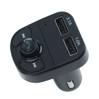 

Wireless Bluetooth FM Transmitter Hand-free Car Kit MP3 W/ Dual USB Connect