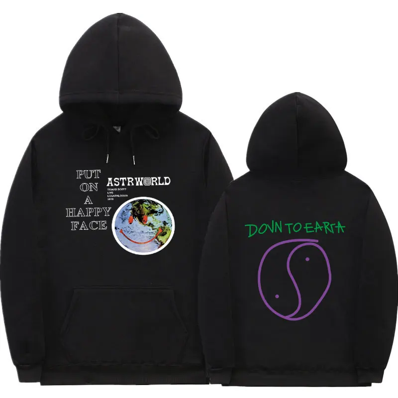 

The Embroidery Letter Print Swag Travis Scotts Hoodies Man WISH YOU WERE HERE Hoodie new style