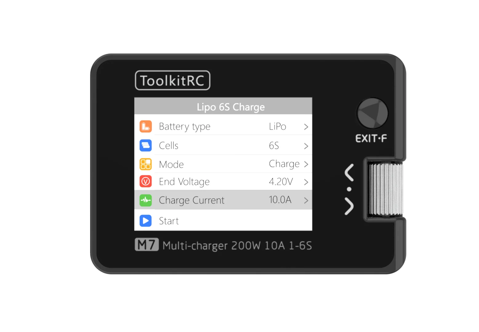 ToolkitRC M7 Servo Tester Tool 200w 10A DC Output 1-6s Multi-function Smart Balance Charger ESC Motor Tester And Diagnostics