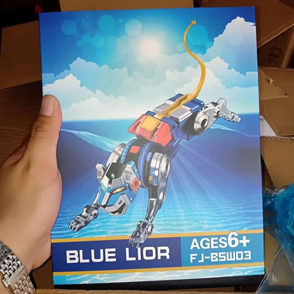 FJ ko Super alloy soul Beast King GoLion металлическая фигурка робота-трансформации - Цвет: Blue Lion
