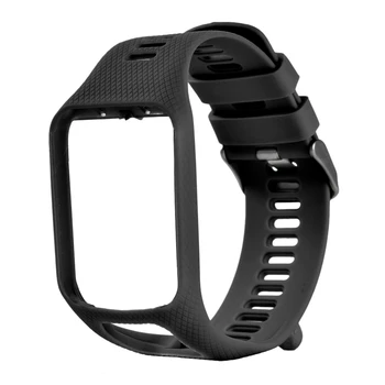 

Sport WatchBand Strap for TomTom Spark Runner2/3 Watch Band Soft Silicone Replacement Bands Strap for TomTom Spark Runner2/3 Str