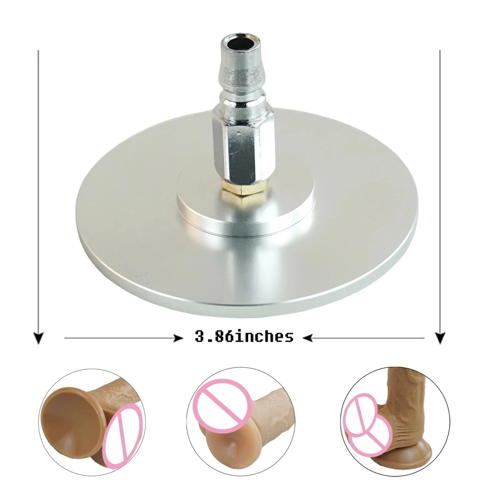 Sex Machine Attachments Suction Cup For VAC-U-LOCK Dildo Aluminum Alloy Material All Metal Fixed Sucker FREDORCH sex toy