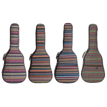

Folk Style Knitted Gig Bag Acoustic Electric Guitar Carry Case for 40/41\" Guitar W91C