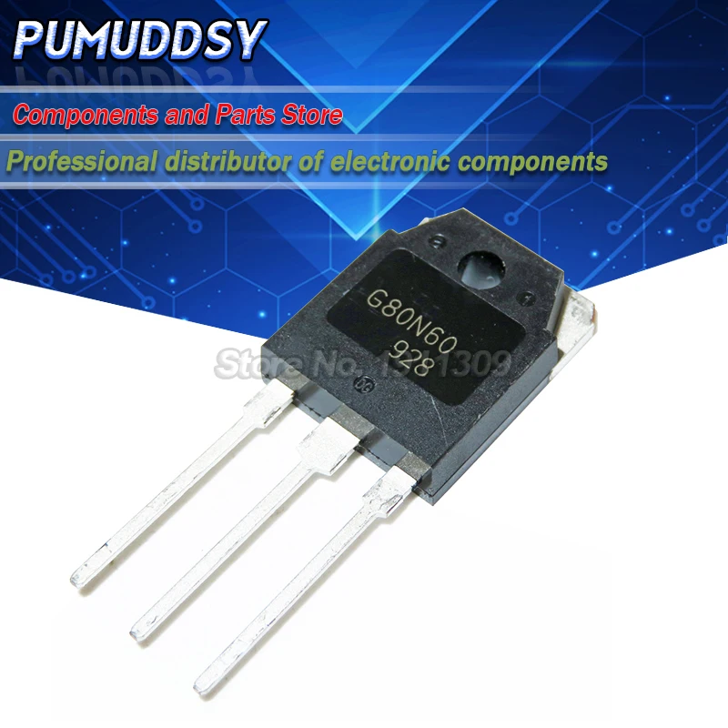 10 шт. G80N60 G80N60UFD SGH80N60UFD 80A 600V TO 3P с изолированным затвором (IGBT) полевой эффект и