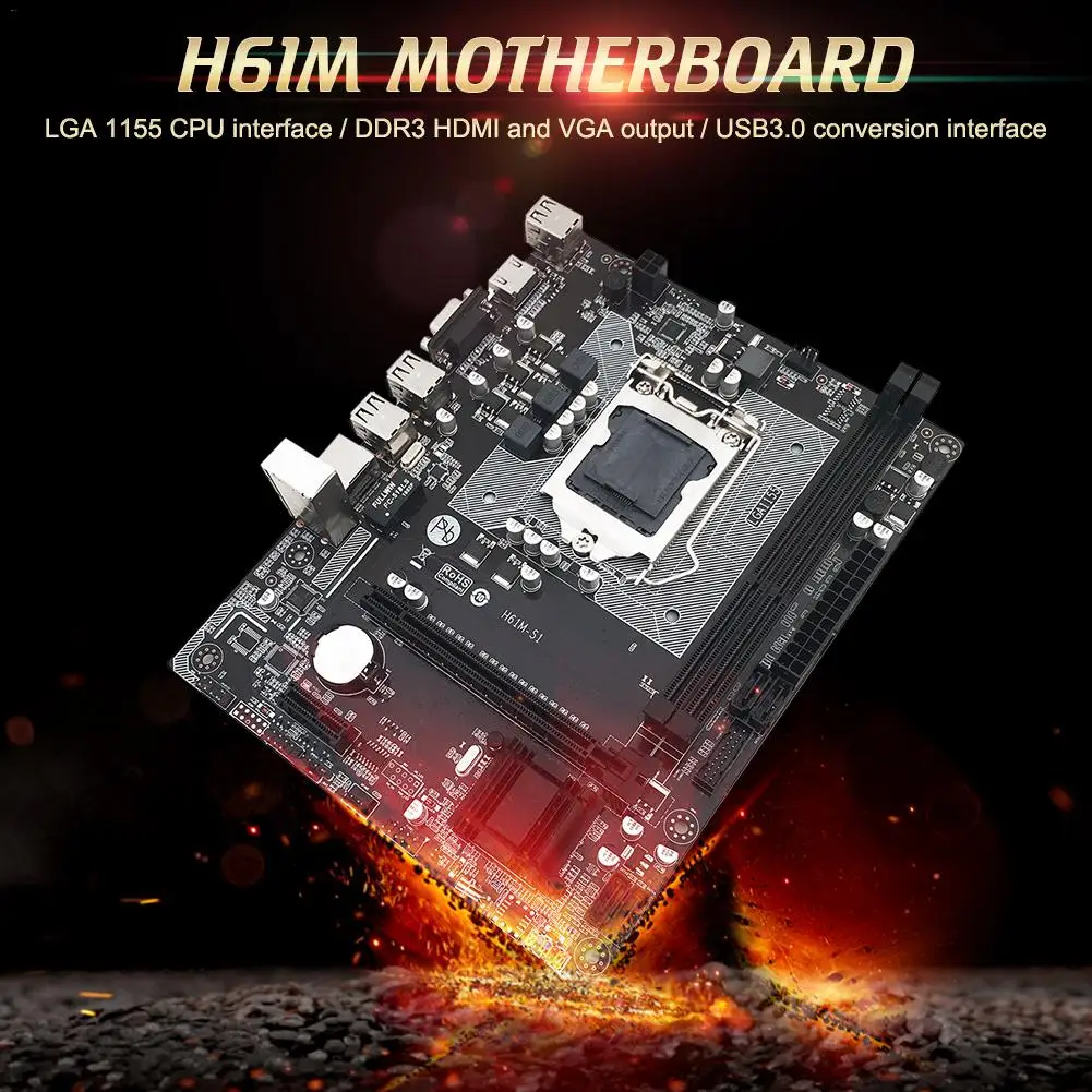 LGA 1155 Pin CPU компьютерные материнские платы интерфейс все твердотельные