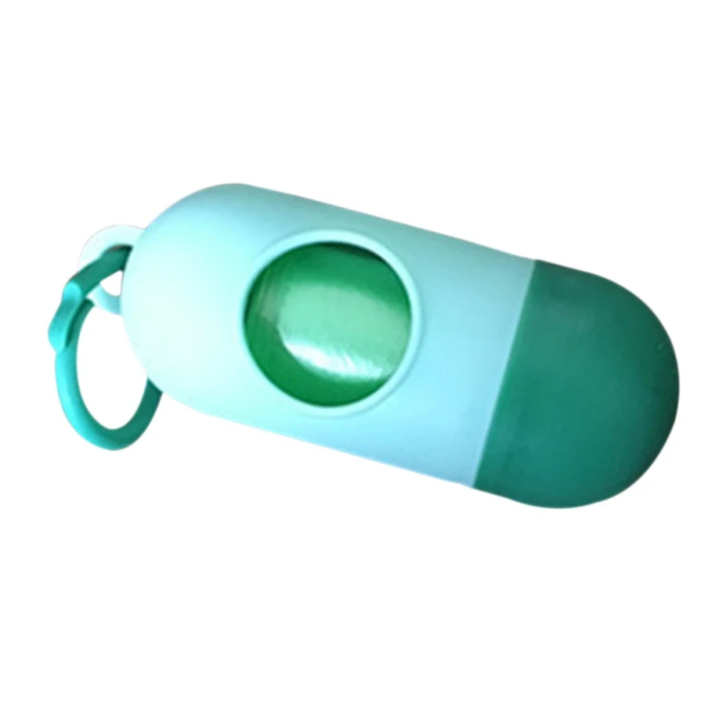Pet Poop Bags Dog Waste Bags 15pcs/Roll with Poop Bag Dispenser Pets Garbage Clean Useful 1