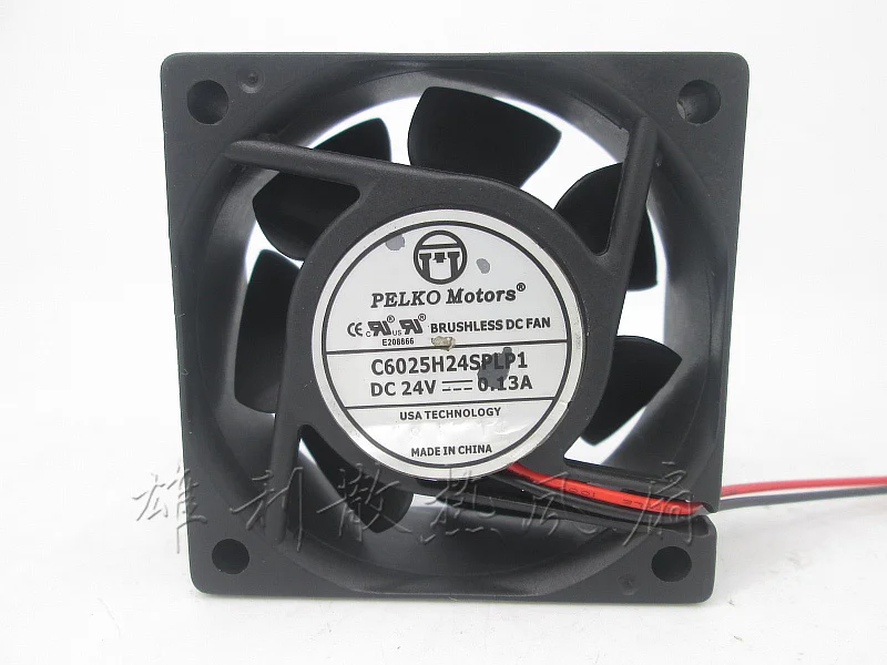 Новый 6025 C6025H24SPLP1 24V 0.13A 6 см 2 шт/комплект провода защиты электродвигателя