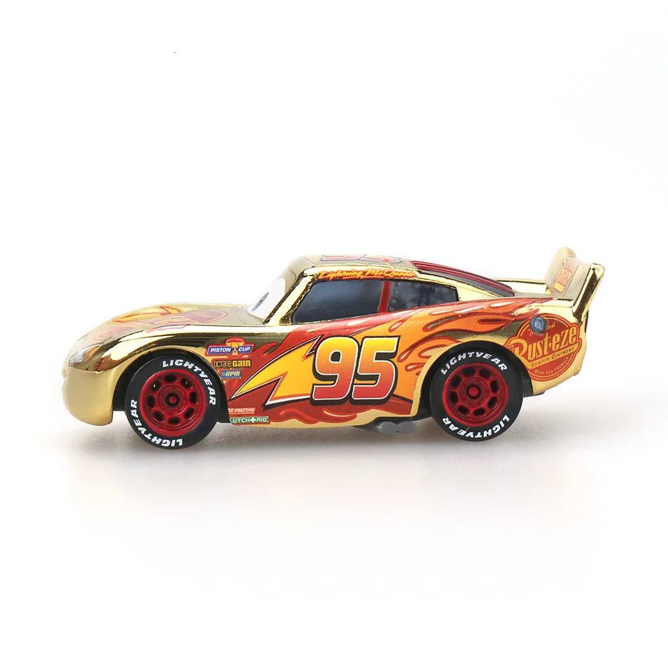 Disney Pixar Cars 2 3 Lightning 40 стиль Mcqueen Mater Jackson Storm Ramirez 1:55 литой автомобиль металлический сплав мальчик детские игрушки подарок