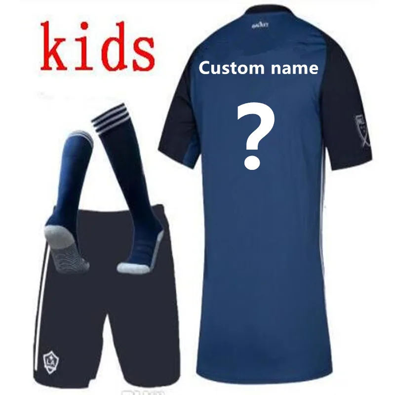 Детский комплект, MLS LA Galaxy, футболка для футбола, 19 20, Los Angeles Galaxy, IBRAHIMOVIC, GIOVANI, KAMARA, детские футболки для футбола - Цвет: kids