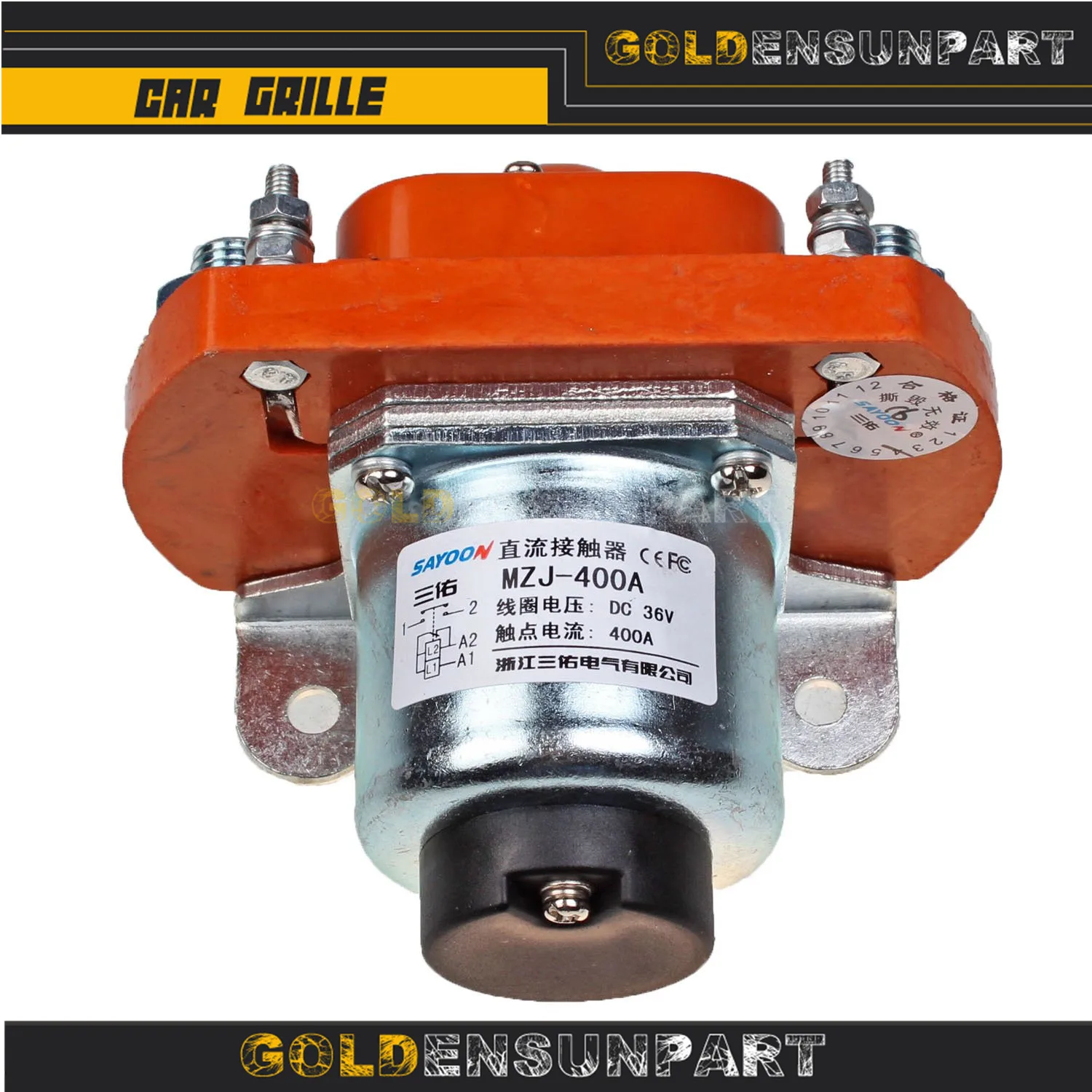 MZJ-400A MZJ400A MZJ-400A 36 вольт 400A главный контактор соленоида для тяжелых гольф-карт