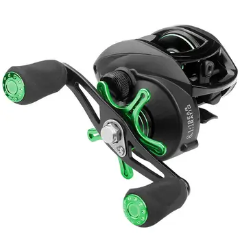 

Fishing Wheel Dripping Wheel Metal Road Spool Gear CNC Wire Cup Black Green Fishing Reel