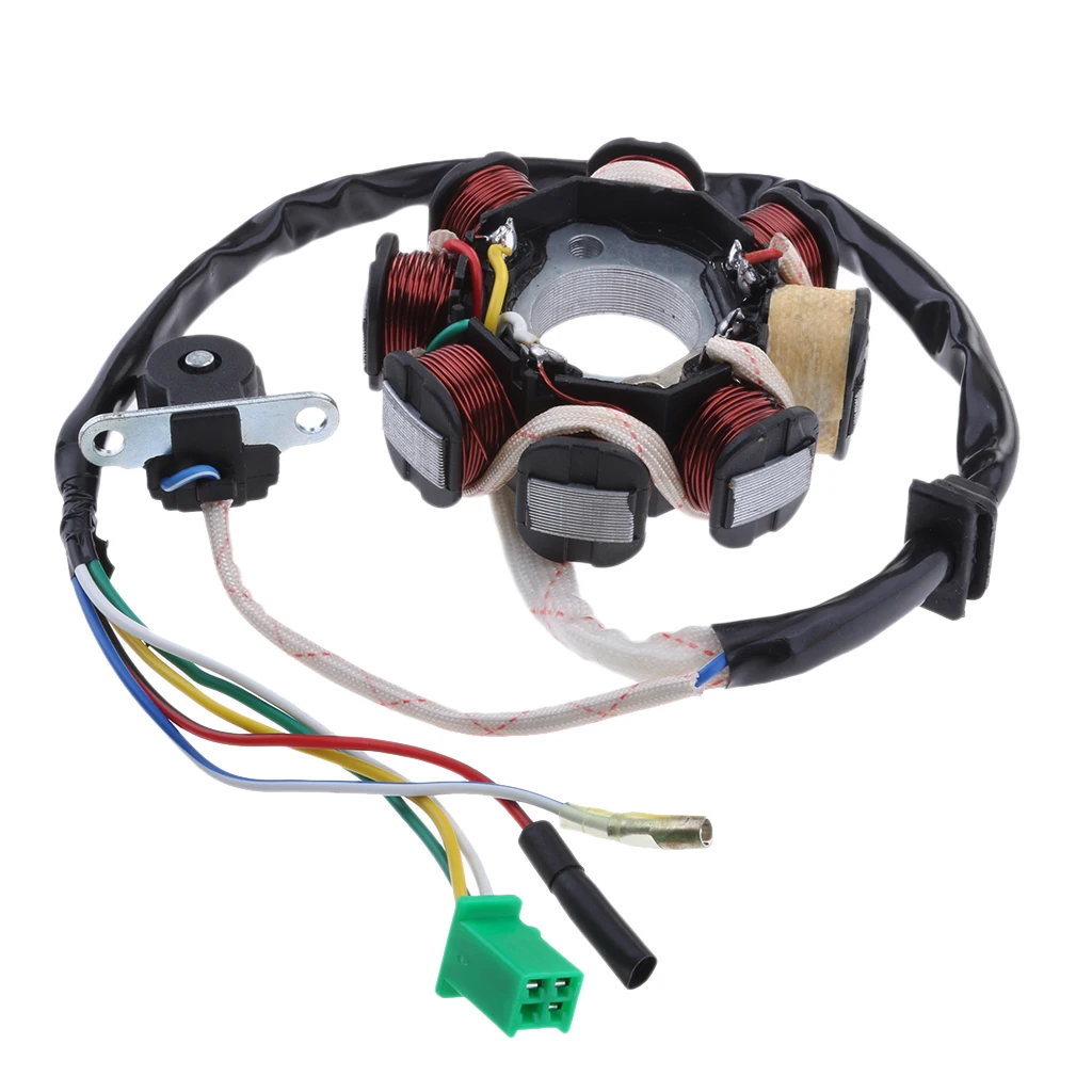 Heavy Duty Magneto Stator Ignition Generator 8 Pole Coil GY6 125 150cc magneto stator generator