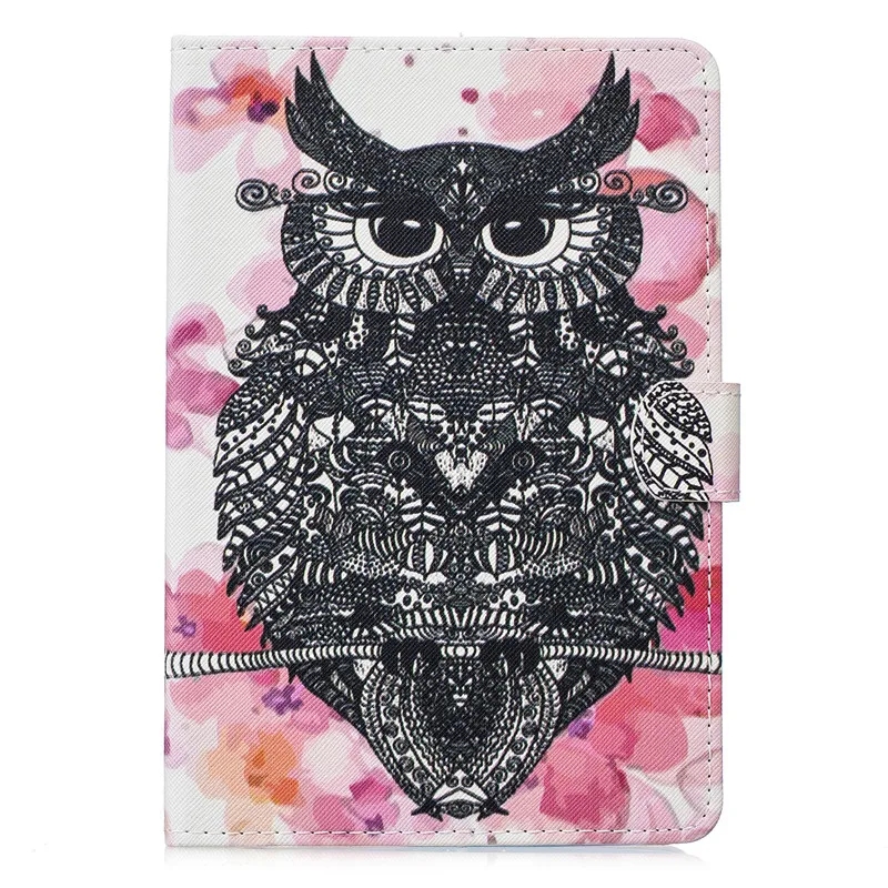 Модный защитный чехол для Apple ipad mini 5 4 3 2 1 чехол Funda PU кожаный чехол-подставка для ipad mini 4 3 Чехол мультяшный чехол
